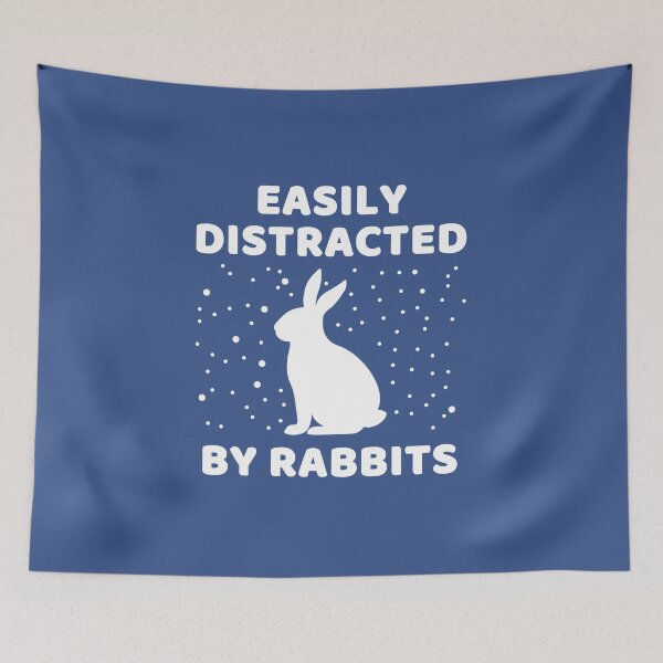 Item preview, Easily Distracted By Rabbits #4 designed and sold by SalahBlt.