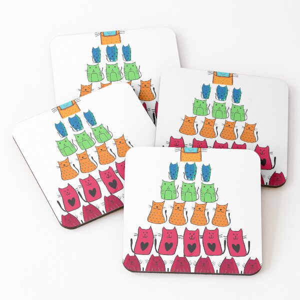 Item preview, Funny Distrustful Cats,Cats Tree For christmas  designed and sold by Raminovitch.