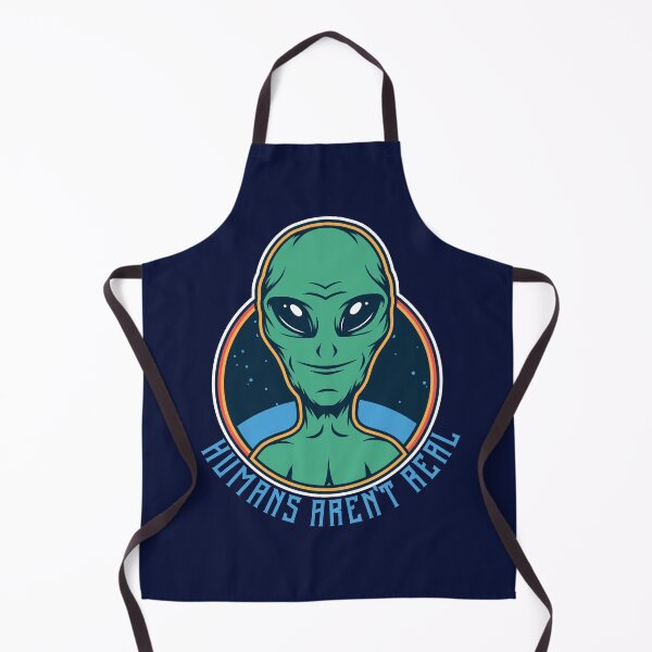Item preview, alien saying Humans aren't real designed and sold by Mande Arts.