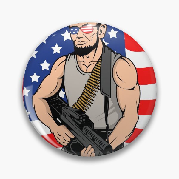 Item preview, Lincoln Rambo 'merica designed and sold by wearitout.