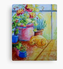 CATNIP DREAMS Canvas Print