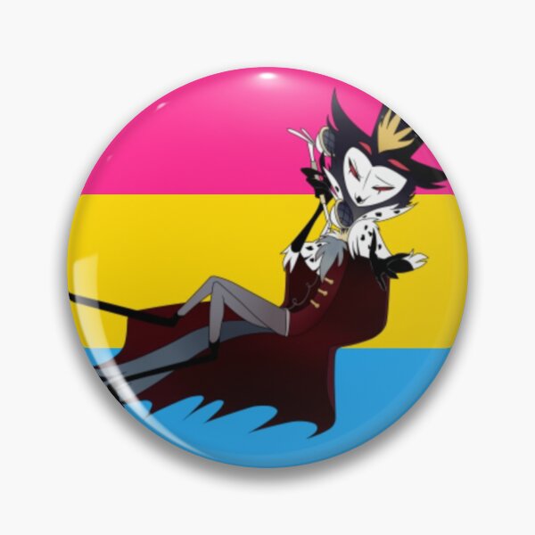 Item preview, Stolas Pansexual pin  designed and sold by Cosplayshin.