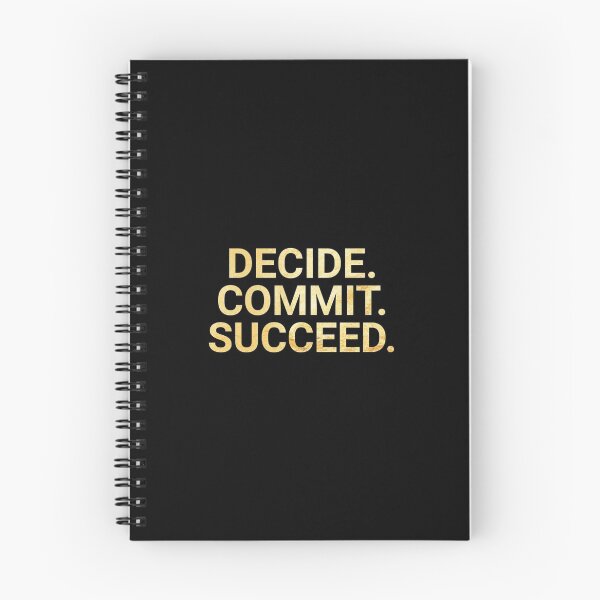 Item preview, Decide. Commit. Succeed.  designed and sold by Fit & Fun  Gallery.