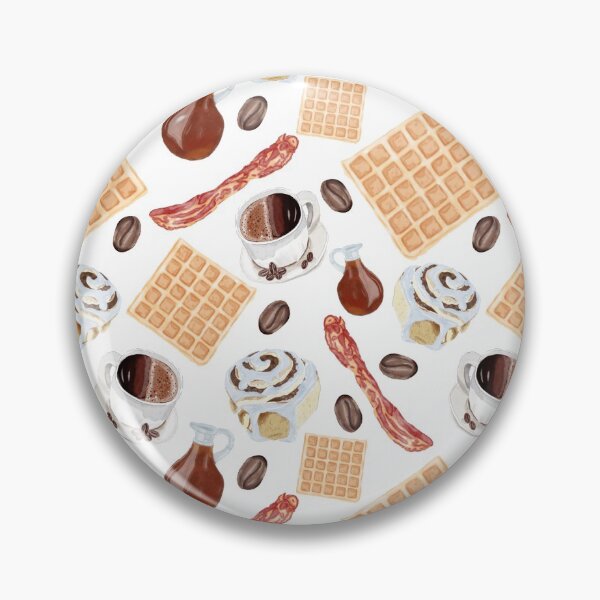 Item preview, Breakfast Foods - White designed and sold by HB Loves Crafts.