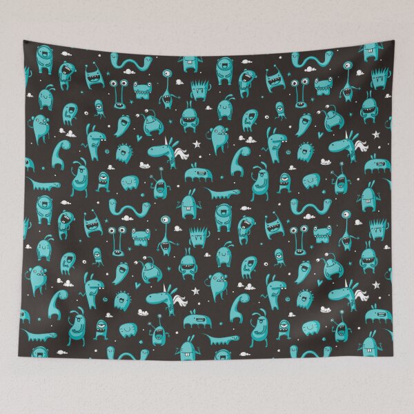 Item preview, Monsters pattern designed and sold by zsooofija.