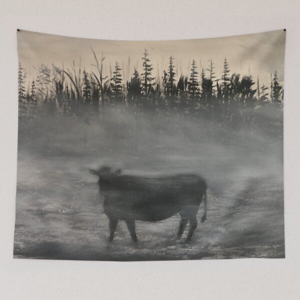 Item preview, Cow in a Fog designed and sold by dangerkin.