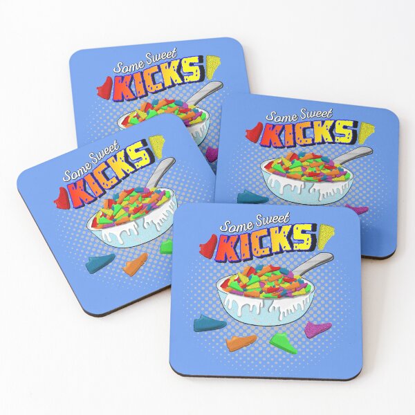 Item preview, Some Sweet Kicks -  ColorfulSneaker Cereal Design designed and sold by McFlyDesigns.