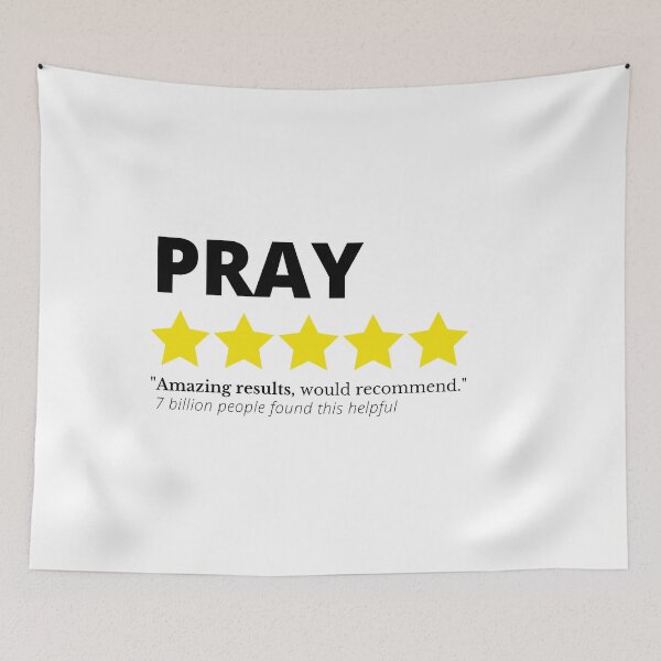 Item preview, Pray | Review - Positive & Inspirational Message designed and sold by RonVivero.