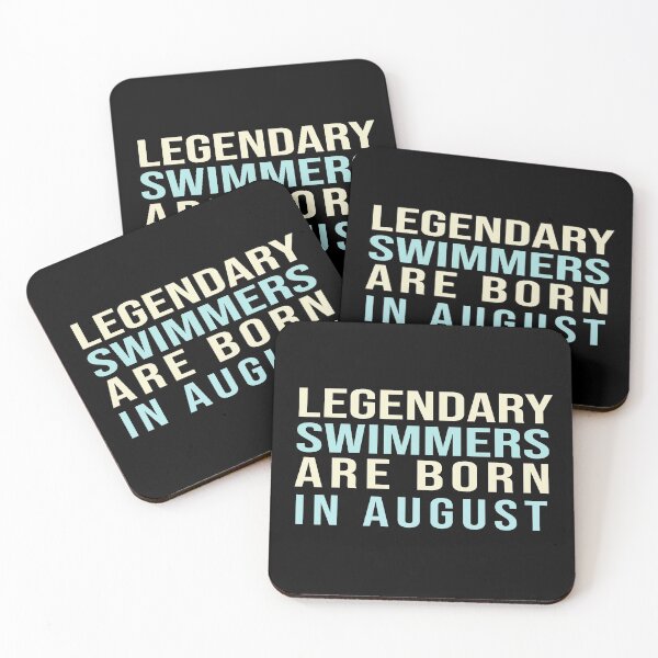 Item preview, Legendary Swimmers Are Born In August designed and sold by ZAstore.