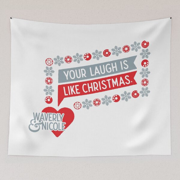 Item preview, Wynonna Earp - "Your Laugh Is Like Christmas" Quote Retro Design - WayHaught - Waverly & Nicole designed and sold by SlipTees.