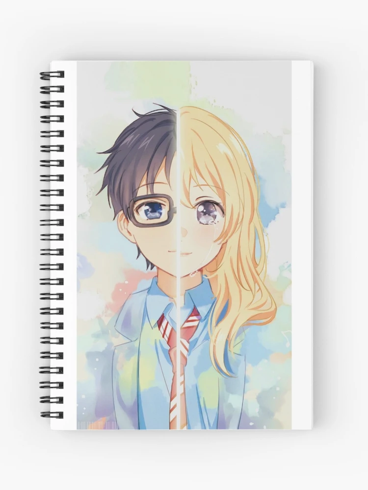 Shigatsu Wa Kimi No Uso [Your Lie In April] Kaori Miyazono and Kousei Arima  - Final Duet | Spiral Notebook