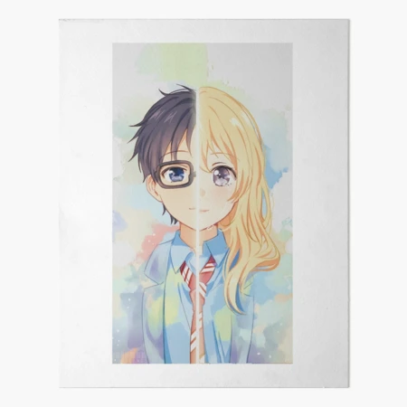 Shigatsu wa Kimi no Uso Your Lie in April - Miyazono Kaori Anime Square  Poster Print Artwork Hanged Wall Art Home Decor