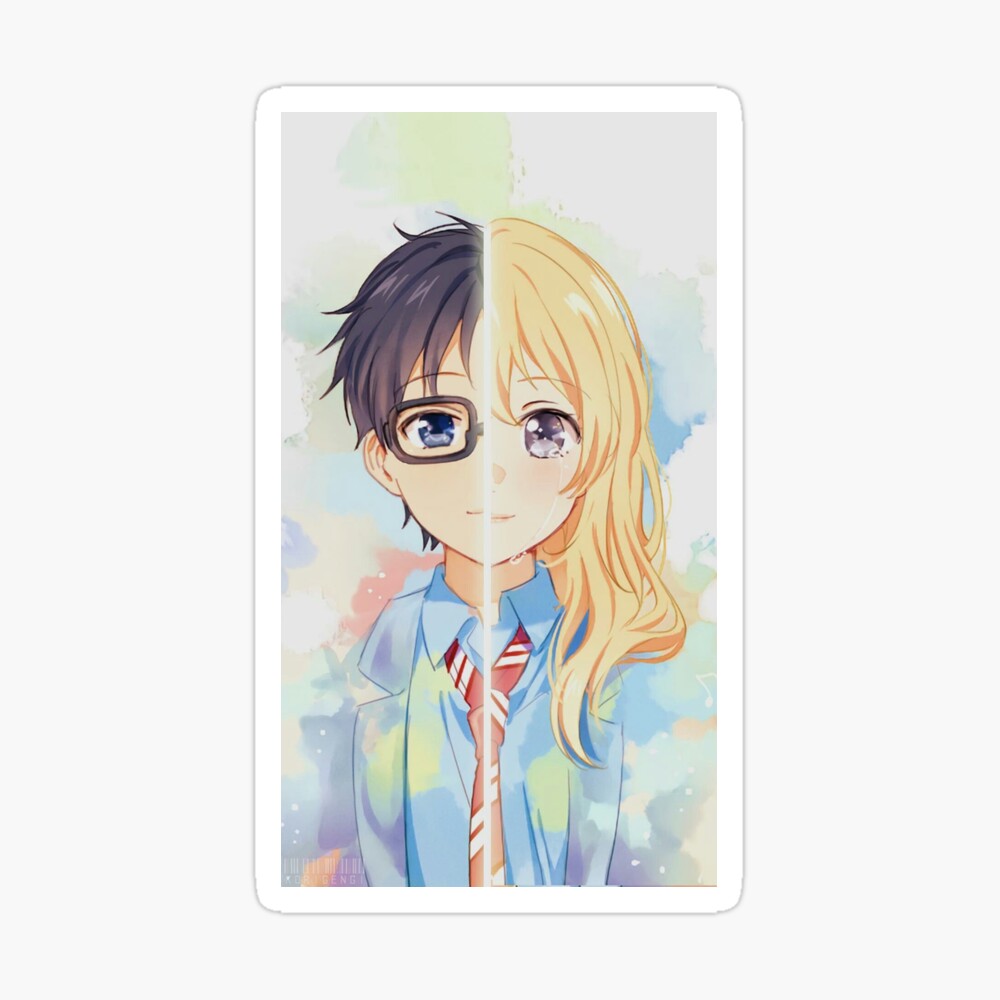 Your Lie In April Shigatsu Wa Kimi No Uso Arima And Kaori Poster for Sale  by SDStore03