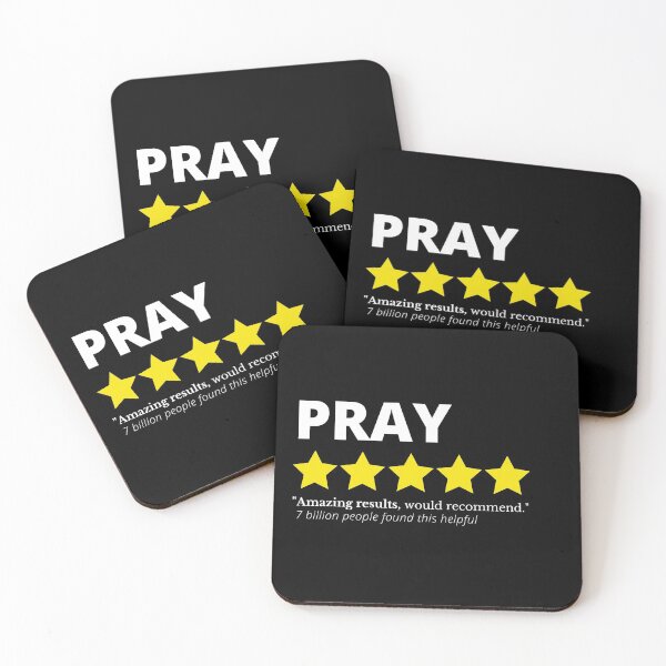 Item preview, Pray | Review - Positive & Inspirational Message  designed and sold by RonVivero.