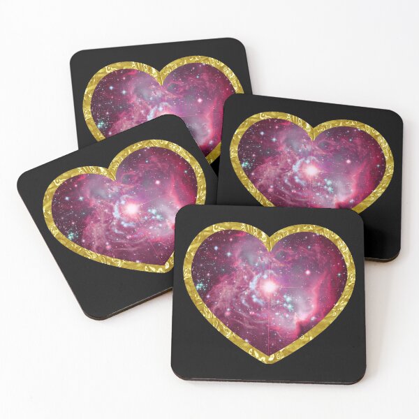 Item preview, Infinite Love Golden Galaxy Heart Valentine Design (no text) designed and sold by TheEditrix.