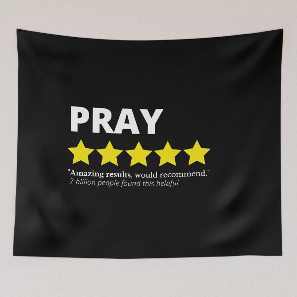 Item preview, Pray | Review - Positive & Inspirational Message  designed and sold by RonVivero.