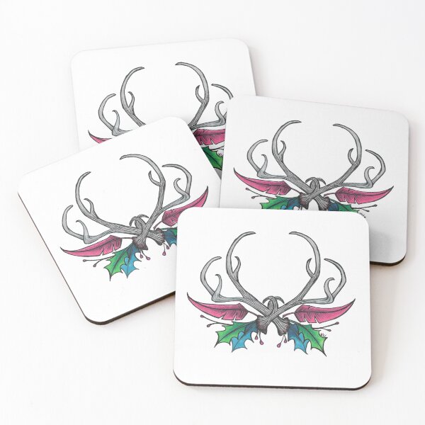 Item preview, Holiday Nature Walk Deer Antlers designed and sold by The White Bat.
