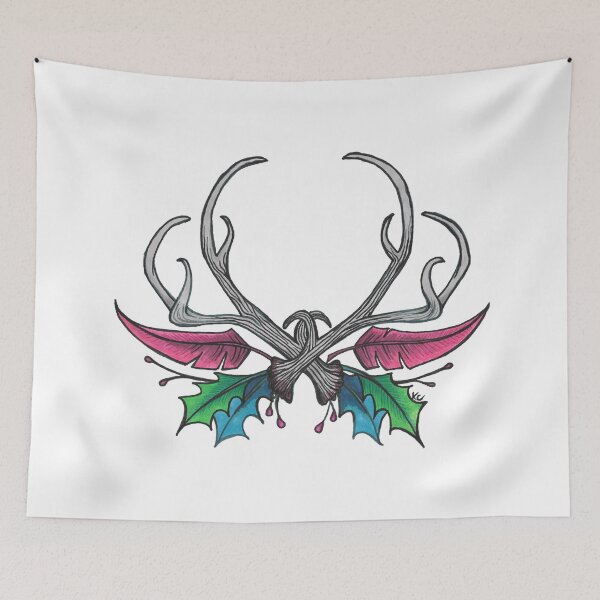 Item preview, Holiday Nature Walk Deer Antlers designed and sold by The White Bat.