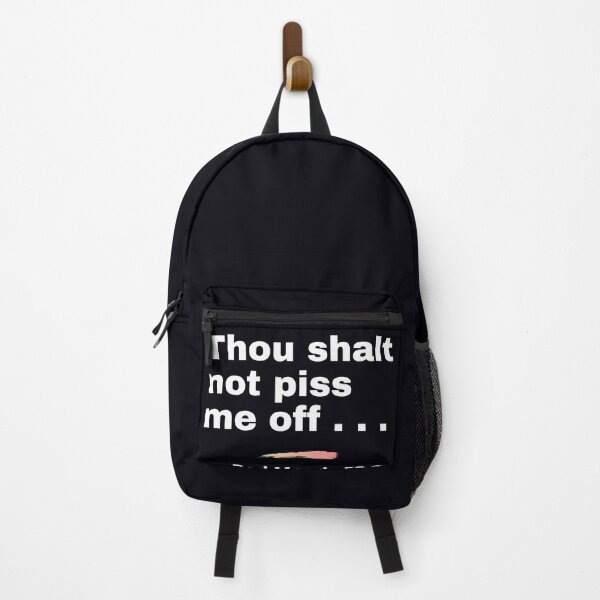 Item preview, "Thou Shalt Not Piss Me Off" . . . . That's my Commandment for today. I'm in a bad mood. designed and sold by JoelsCorner.