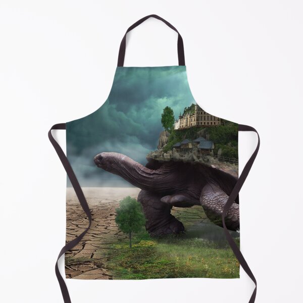 Item preview, Fantasy giant turtle with a waterfall designed and sold by koalas1414.