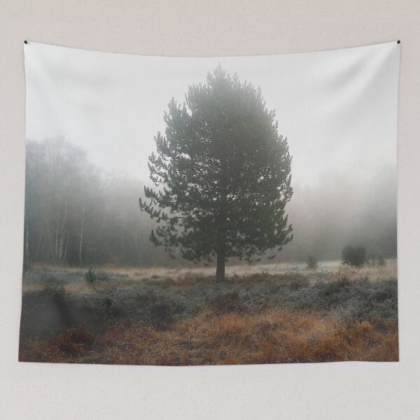 Item preview, Lone Pine Tree on a Foggy Day designed and sold by ChibiKolossus.