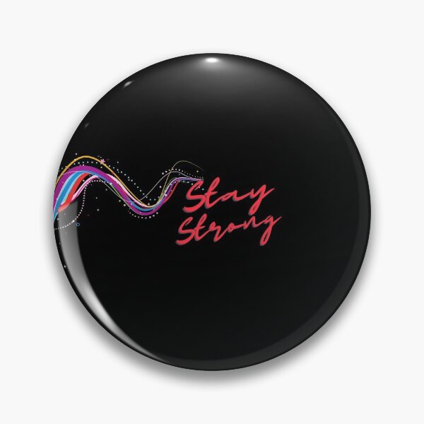 Item preview, Stay Strong Rainbow Wave Support & Encouragement Gift  designed and sold by DanceStrong.