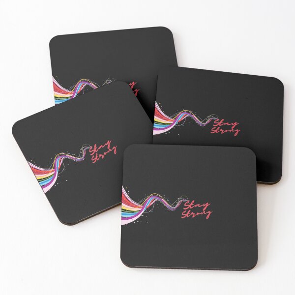 Item preview, Stay Strong Rainbow Wave Support & Encouragement Gift  designed and sold by DanceStrong.