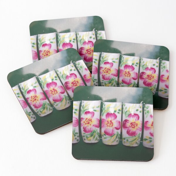 Item preview, Pansy flower on artificial nails designed and sold by Lan thi Nguyen.