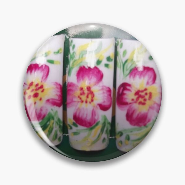 Item preview, Pansy flower on artificial nails designed and sold by Lan thi Nguyen.