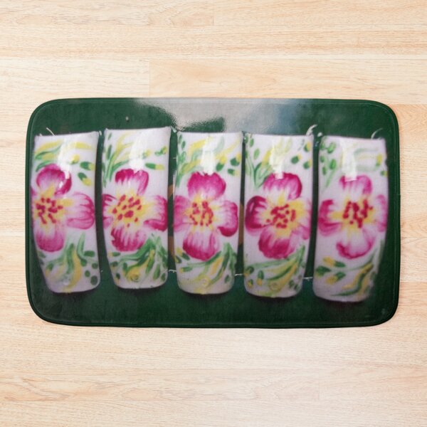 Item preview, Pansy flower on artificial nails designed and sold by Lan thi Nguyen.