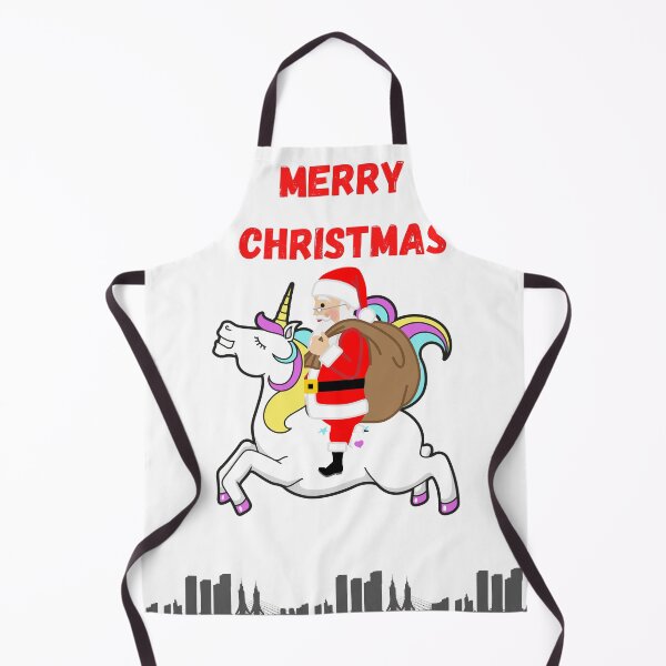 Item preview, Merry Christmas Cute Santa Riding A Unicorn  designed and sold by Rpgpbp.
