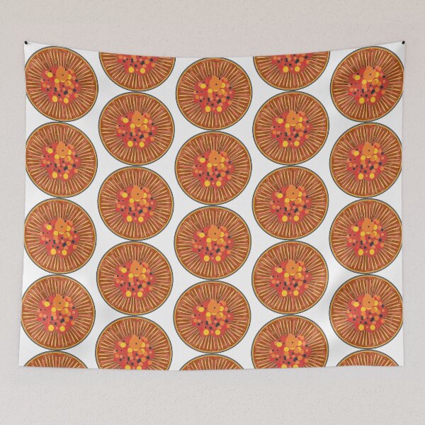 Item preview, Diatom - Lindavia comensis (red, artwork) designed and sold by DiatomsATTACK.