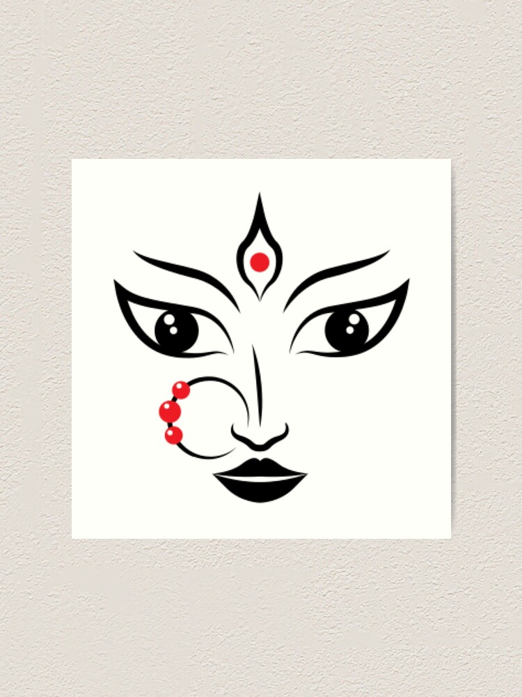 Durga Devi Shakti Parvat Art Print By Mprakash100 Redbubble