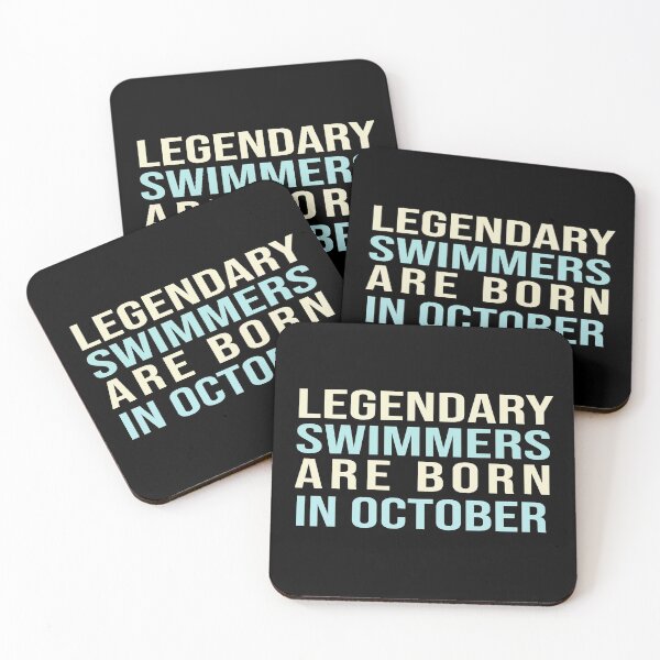 Item preview, Legendary Swimmers Are Born In October designed and sold by ZAstore.