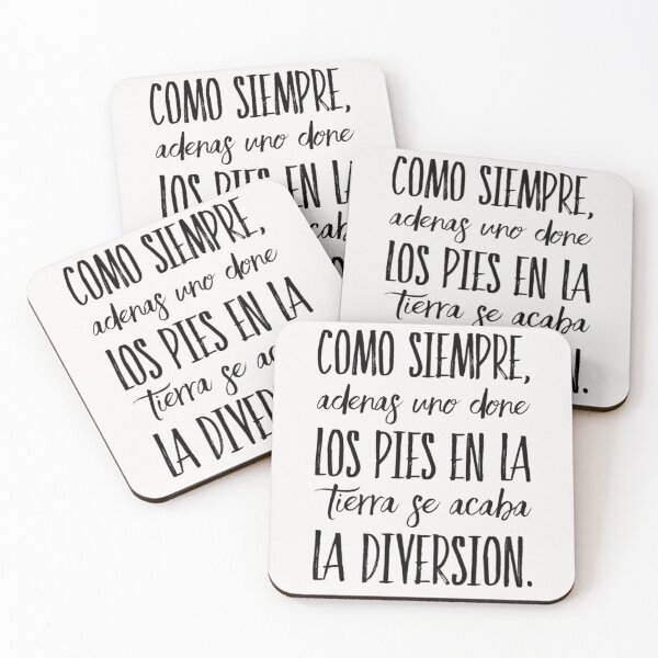 Item preview, Como siempre, adenas uno done los pies en la tierra se acaba la diversion designed and sold by Elena's Shop.