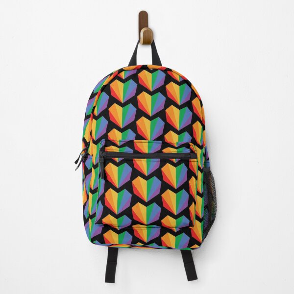 Item preview, Gay Pride Flag LGBT Geometric Heart designed and sold by BunnyPrinceDegn.