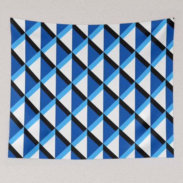 Item preview, Blue Traingle Pattern designed and sold by ml-77pro.