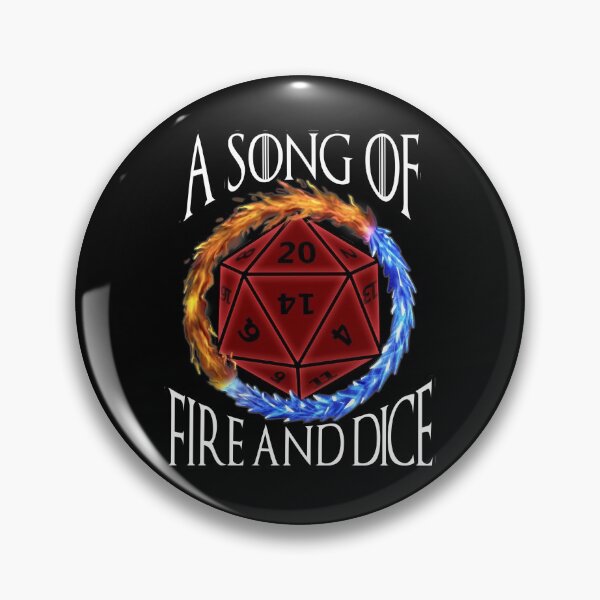 Item preview, A Song Of Fire And Dice designed and sold by WorldOfTeesUSA.