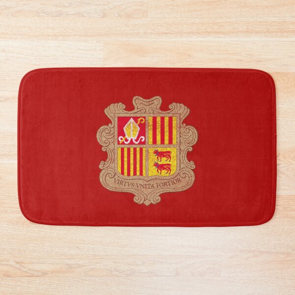 Item preview, The Coat of arms of Andorra, distressed  designed and sold by webdango.
