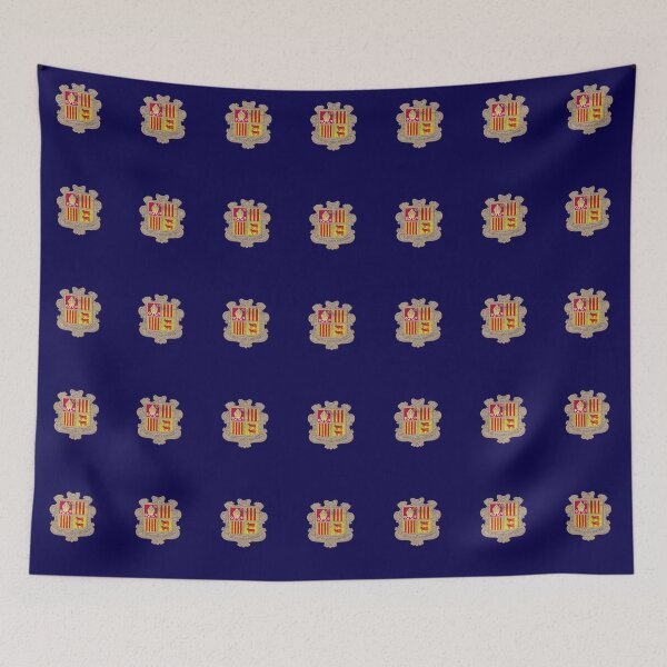 Item preview, The Coat of arms of Andorra, distressed  designed and sold by webdango.