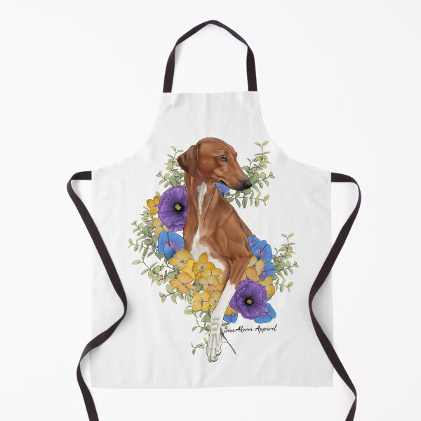 Item preview, Red Azawakh Floral designed and sold by SinnAkerri.
