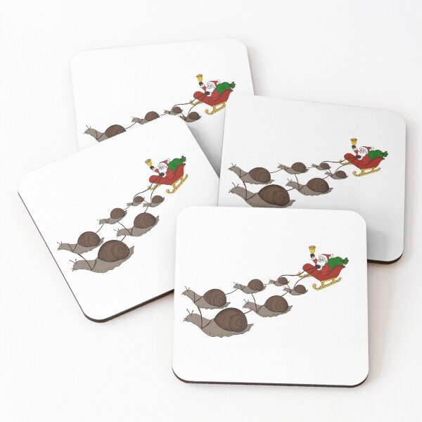 Item preview, Santa Snails designed and sold by DeliriumDoodles.