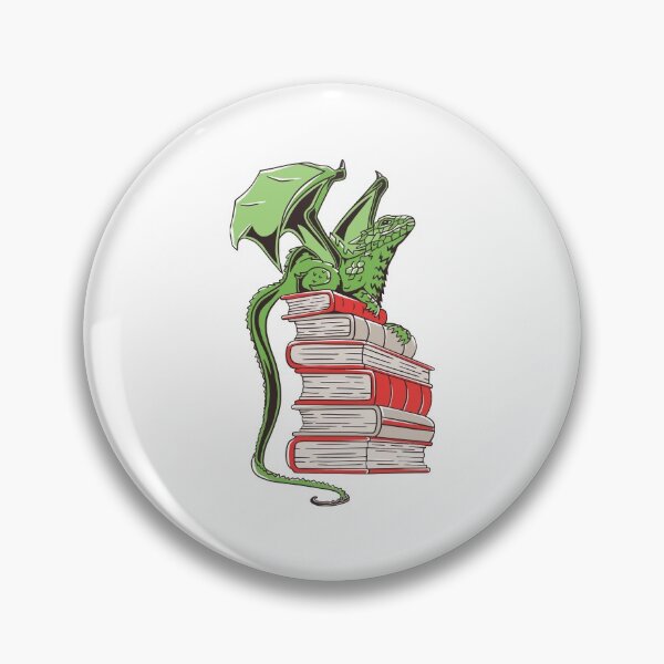 Item preview, Dragon Sitting On A Pile Of Books designed and sold by OnepixArt.
