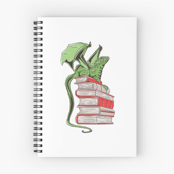 Item preview, Dragon Sitting On A Pile Of Books designed and sold by OnepixArt.