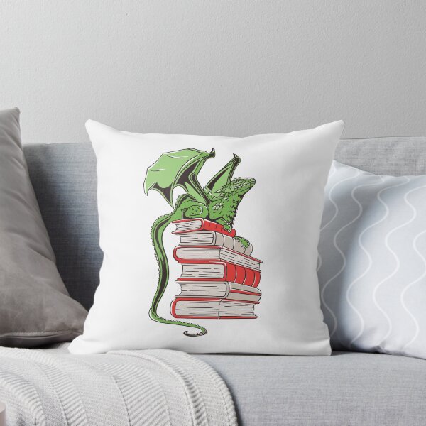 Item preview, Dragon Sitting On A Pile Of Books designed and sold by OnepixArt.