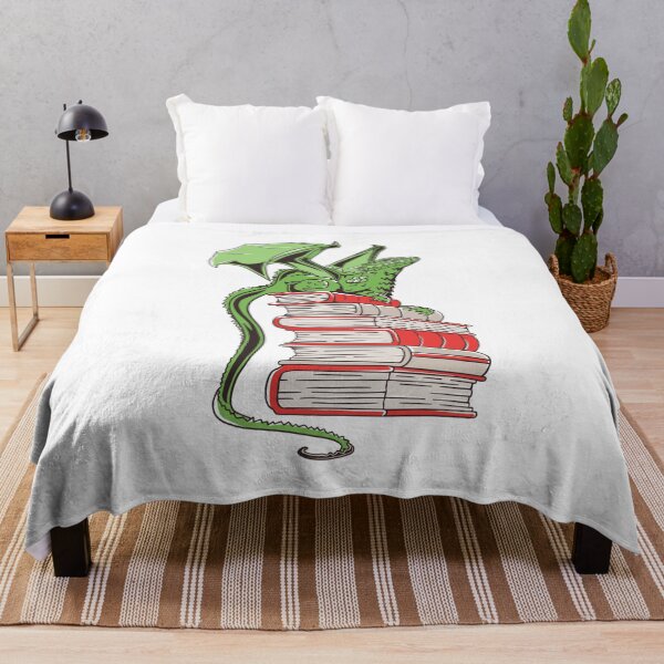 Item preview, Dragon Sitting On A Pile Of Books designed and sold by OnepixArt.