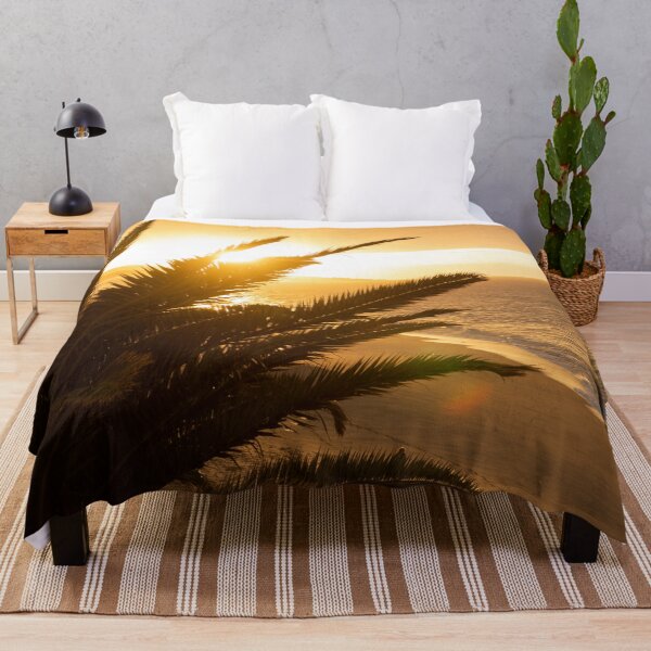Item preview, Sunshine through palm tree ocean scene designed and sold by krisgreenwood.