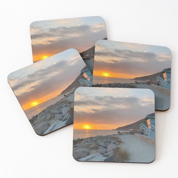 Item preview, Malibu at Sunset California Ocean Beach Travel designed and sold by LoreliDesigns.