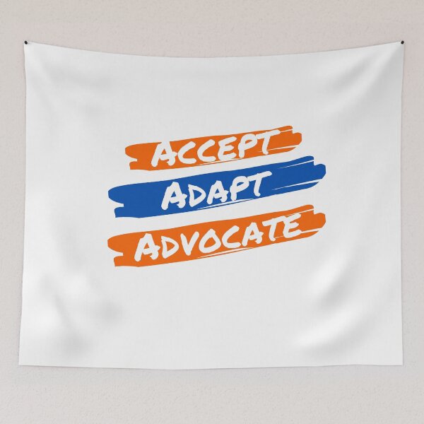 Item preview, orange and blue brush stroke motivational quotes	 designed and sold by wodra.