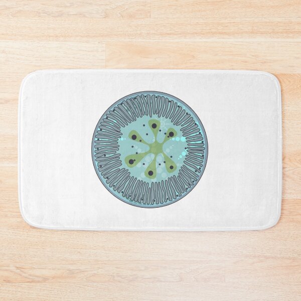 Item preview, Diatom - Lindavia ocellata (green, artwork) designed and sold by DiatomsATTACK.